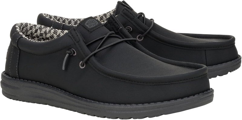 Hey Dude Men’s Wally Classic | Lightweight Slip On Loafers | Comfortable Travel Ready Shoes with Water Repellent Upper - Image 2